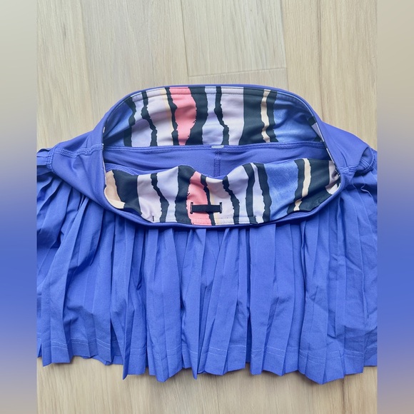 Lululemon Pleat To Street Skirt II Iris Flower Purple Sz 2 Pleated Tennis Sport - Picture 4 of 8